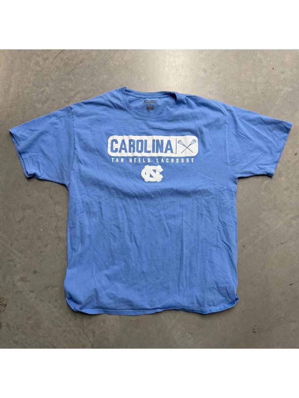 2000's North Carolina University Tar Heels Lacrosse Collegewear Tee Sized Large